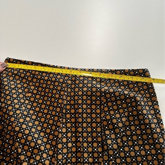 Anthropologie Essential Slim Trouser Pants in Brown Motif. Women's size 8 - Picture 8 of 12